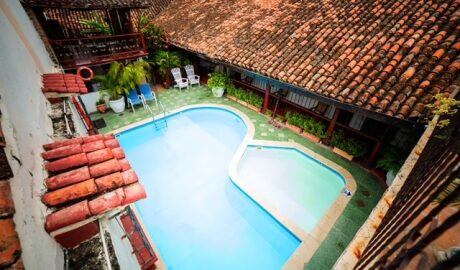 View of the pool